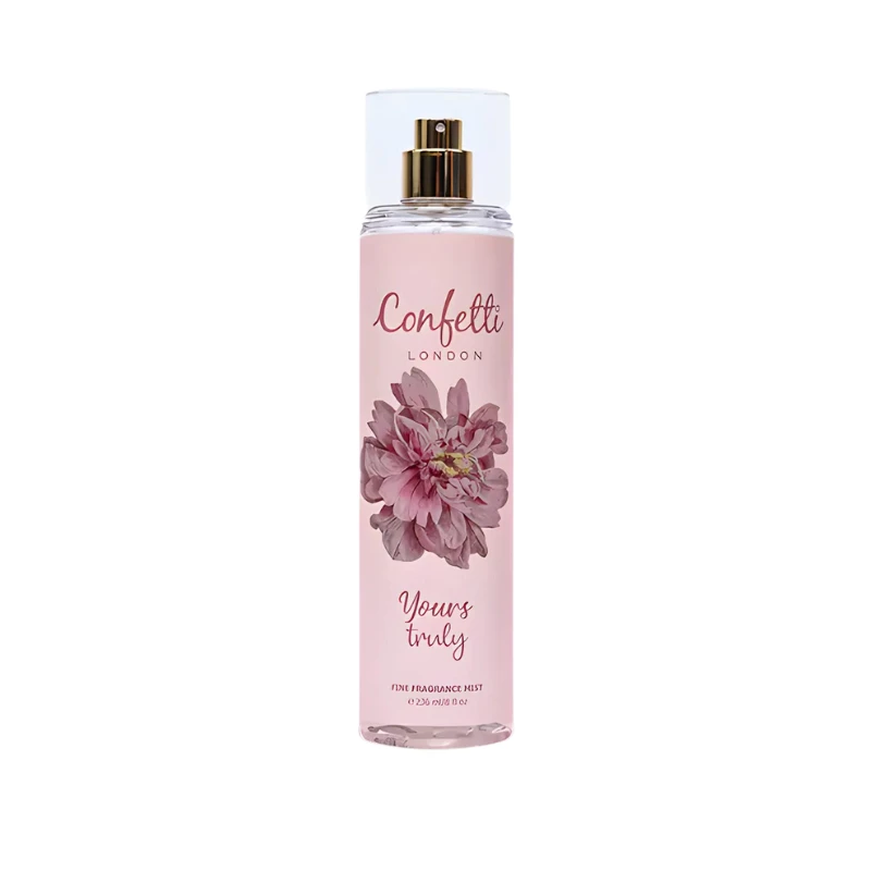 سبلاش جسم كونفيتي لندن يورز ترولي 236مل - Confetti London Yours Truly Body Splash