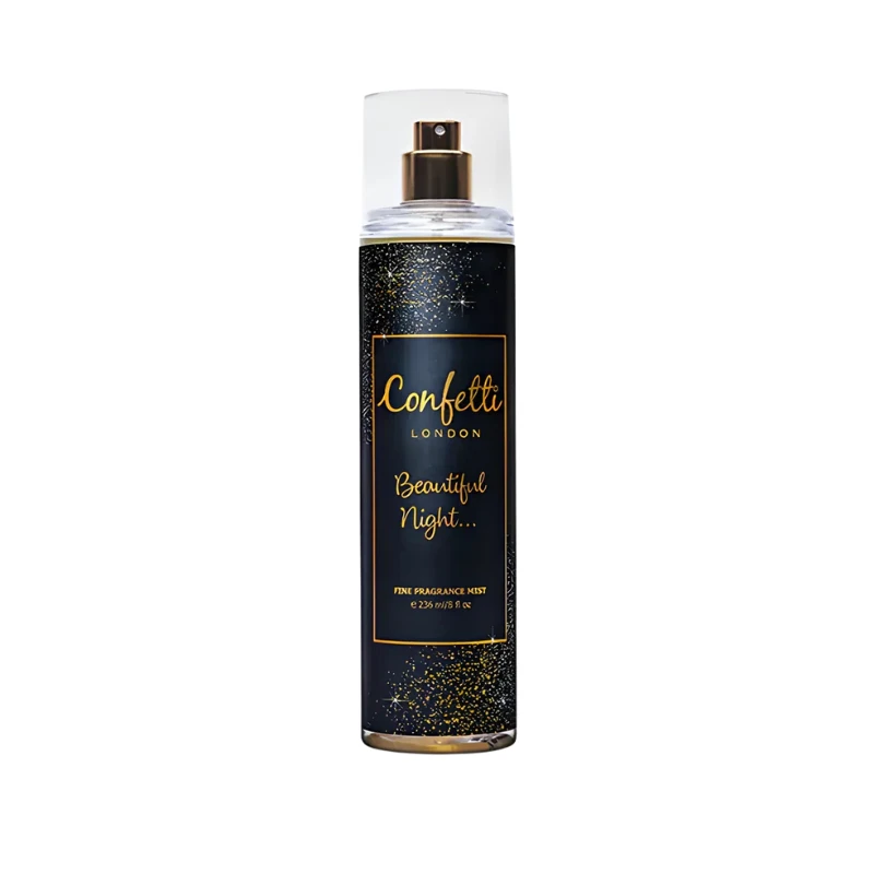 سبلاش جسم كونفيتي لندن بيوتيفول نايت 236مل - Confetti London Beautifull Night Body Splash